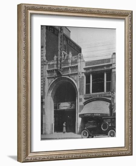 Main entrance, the St George Theatre, Framingham, Massachusetts, 1925-null-Framed Photographic Print