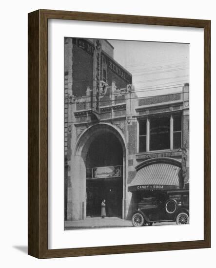 Main entrance, the St George Theatre, Framingham, Massachusetts, 1925-null-Framed Photographic Print