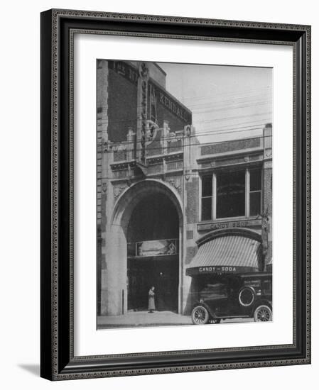 Main entrance, the St George Theatre, Framingham, Massachusetts, 1925-null-Framed Photographic Print