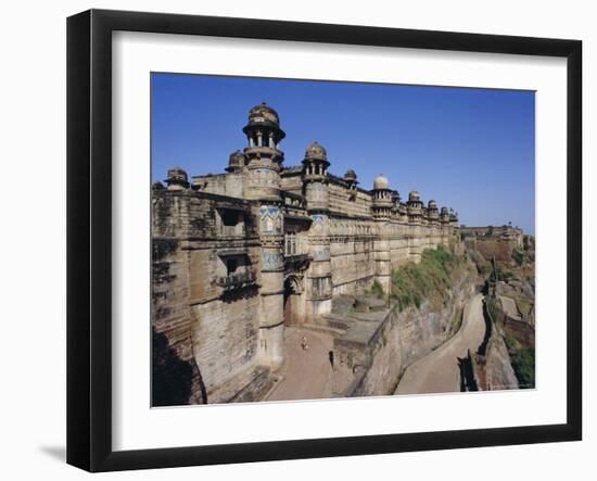 Main Entrance to Fort, Gwalior, Madhya Pradesh State, India, Asia-Christina Gascoigne-Framed Photographic Print