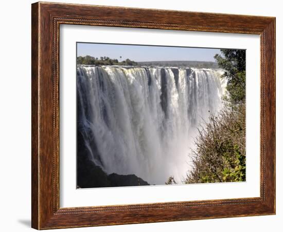 Main Falls, Victoria Falls, UNESCO World Heritage Site, Zimbabwe, Africa-null-Framed Photographic Print