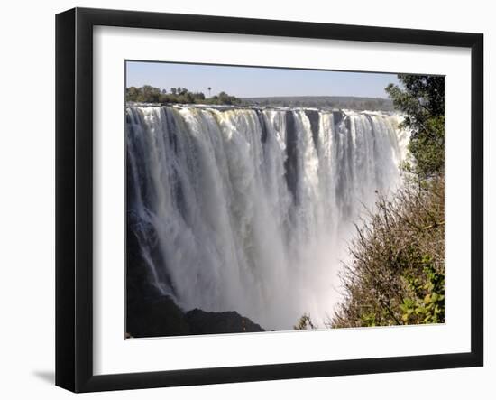 Main Falls, Victoria Falls, UNESCO World Heritage Site, Zimbabwe, Africa-null-Framed Photographic Print