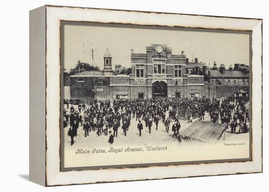 Main Gates, Royal Arsenal, Woolwich-null-Framed Premier Image Canvas