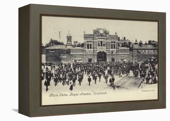 Main Gates, Royal Arsenal, Woolwich-null-Framed Premier Image Canvas