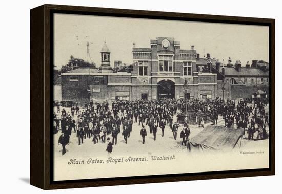 Main Gates, Royal Arsenal, Woolwich-null-Framed Premier Image Canvas