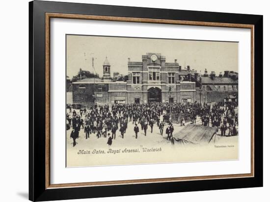 Main Gates, Royal Arsenal, Woolwich-null-Framed Photographic Print