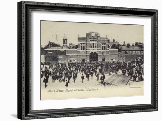 Main Gates, Royal Arsenal, Woolwich-null-Framed Photographic Print