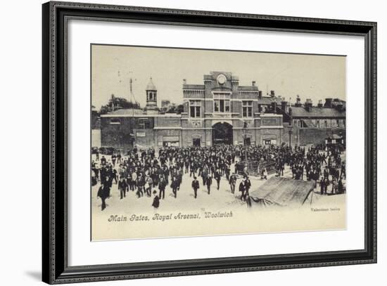 Main Gates, Royal Arsenal, Woolwich-null-Framed Photographic Print