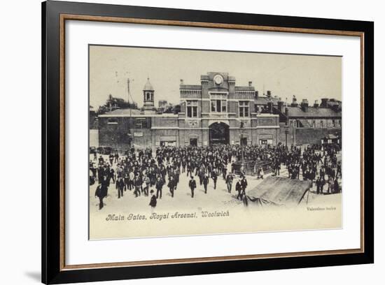 Main Gates, Royal Arsenal, Woolwich-null-Framed Photographic Print