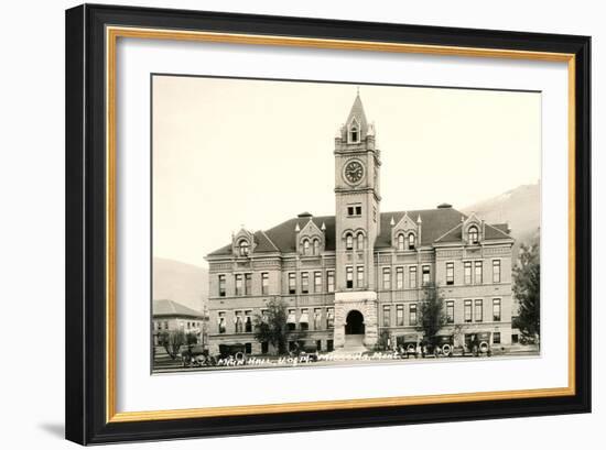 Main Hall, University of Montana-null-Framed Premium Giclee Print