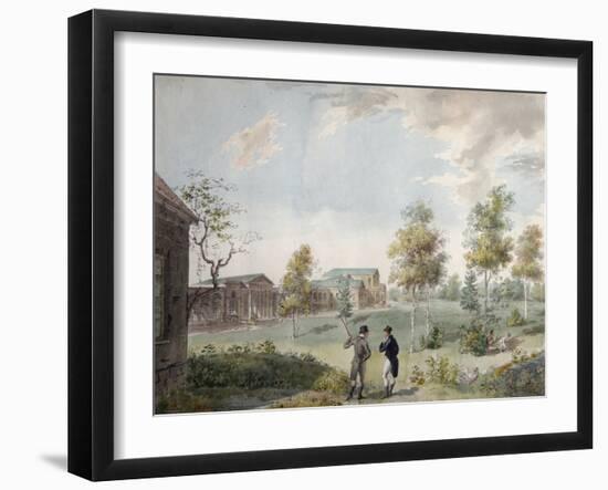 Main House of the Urban Estate of Count Alexei Kirillovich Razumovsky in Moscow, Early 1800S-Ivan Alexeyevich Ivanov-Framed Giclee Print