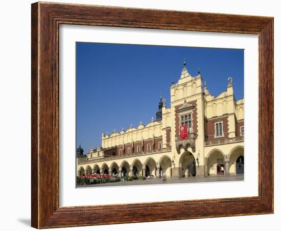 Main Market Square and the Cloth Hall, Cracow (Krakow), Poland-Steve Vidler-Framed Photographic Print