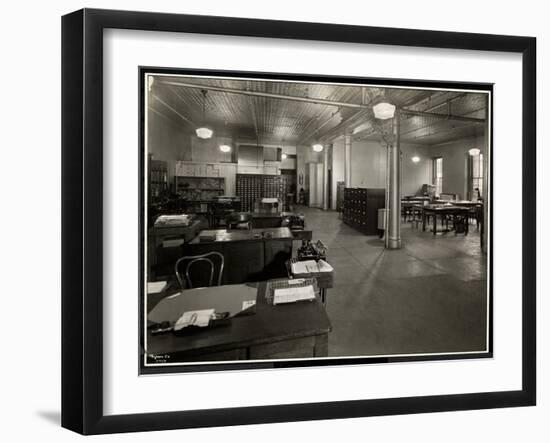 Main Office of the Carolyn Laundry at 111 East 129th Street, East Harlem, New York, 1929-Byron Company-Framed Giclee Print