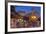 Main Square at Dusk, Taormina, Sicily, Italy, Europe-John Miller-Framed Photographic Print