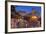 Main Square at Dusk, Taormina, Sicily, Italy, Europe-John Miller-Framed Photographic Print