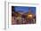 Main Square at Dusk, Taormina, Sicily, Italy, Europe-John Miller-Framed Photographic Print