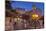 Main Square at Dusk, Taormina, Sicily, Italy, Europe-John Miller-Mounted Photographic Print