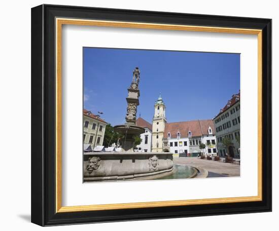 Main Square (Hlavne Namestie), Old Town, Bratislava, Slovakia, Europe-Jean Brooks-Framed Photographic Print