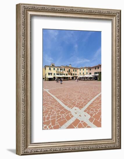 Main square of the old town, Porto Azzurro, Elba Island, Livorno Province, Tuscany, Italy, Europe-Roberto Moiola-Framed Photographic Print