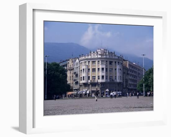 Main Square, Skopje, Macedonia-David Lomax-Framed Photographic Print