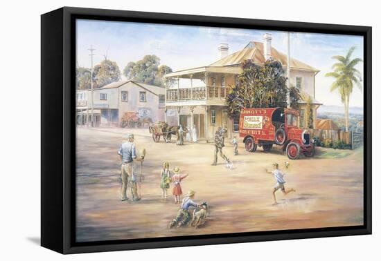 Main St. Melodrama-John Bradley-Framed Premier Image Canvas