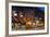 Main Street at Dusk, Deadwood, South Dakota, USA-Walter Bibikow-Framed Photographic Print