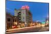 Main Street at Dusk in Bozeman, Montana, Usa-Chuck Haney-Mounted Photographic Print