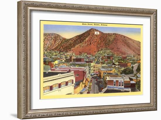 Main Street, Bisbee, Arizona-null-Framed Art Print