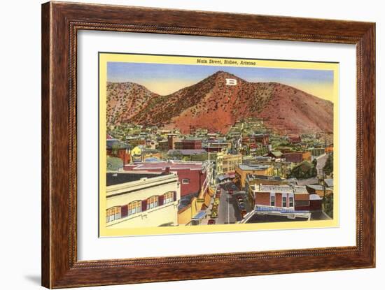 Main Street, Bisbee, Arizona-null-Framed Art Print