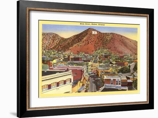 Main Street, Bisbee, Arizona-null-Framed Art Print