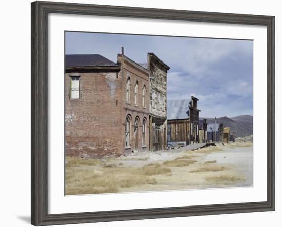 Main Street, Bodie State Historic Park, California, USA-null-Framed Photographic Print