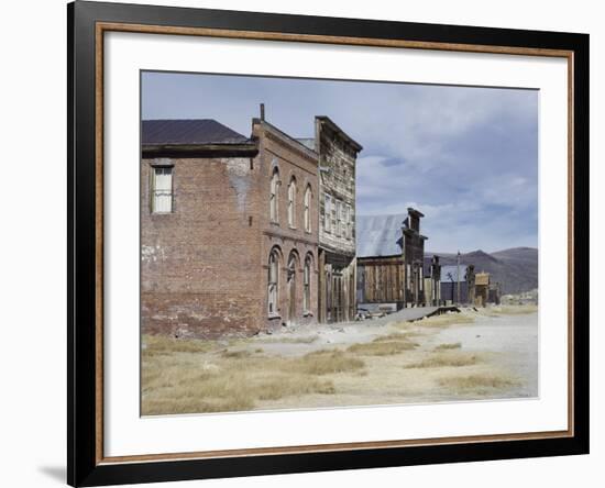 Main Street, Bodie State Historic Park, California, USA-null-Framed Photographic Print