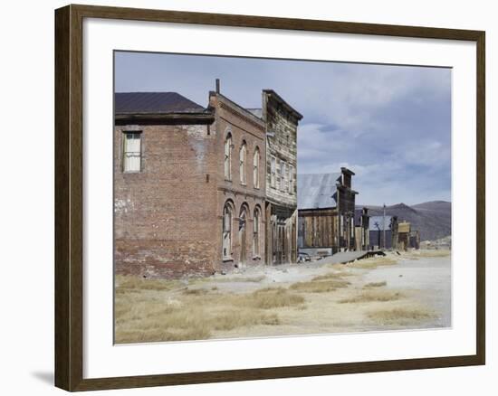 Main Street, Bodie State Historic Park, California, USA-null-Framed Photographic Print