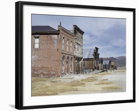 Main Street, Bodie State Historic Park, California, USA-null-Framed Photographic Print