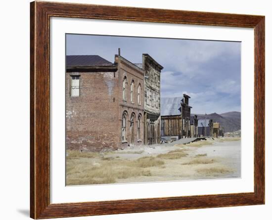 Main Street, Bodie State Historic Park, California, USA-null-Framed Photographic Print