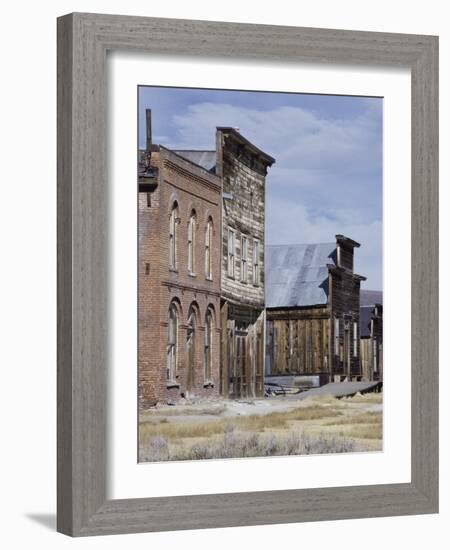 Main Street, Bodie State Historic Park, California, USA-null-Framed Photographic Print