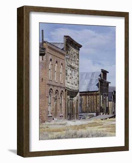 Main Street, Bodie State Historic Park, California, USA-null-Framed Photographic Print