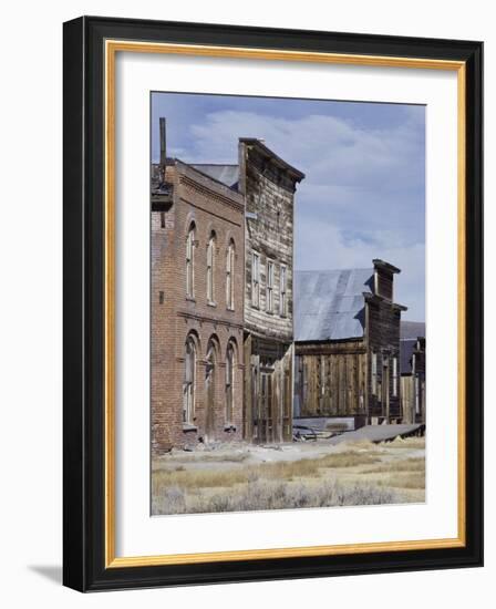 Main Street, Bodie State Historic Park, California, USA-null-Framed Photographic Print