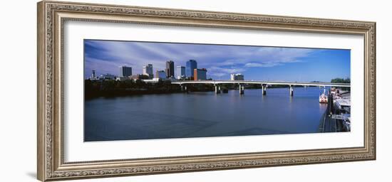 Main Street Bridge across Arkansas River, Little Rock, Arkansas, USA-null-Framed Photographic Print