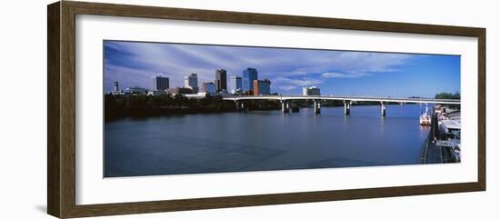 Main Street Bridge across Arkansas River, Little Rock, Arkansas, USA-null-Framed Photographic Print