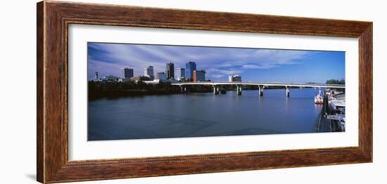 Main Street Bridge across Arkansas River, Little Rock, Arkansas, USA-null-Framed Photographic Print