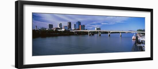 Main Street Bridge across Arkansas River, Little Rock, Arkansas, USA-null-Framed Photographic Print