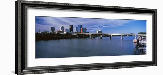 Main Street Bridge across Arkansas River, Little Rock, Arkansas, USA-null-Framed Photographic Print