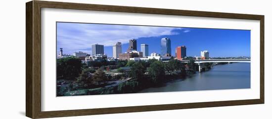 Main Street Bridge across Arkansas River, Little Rock, Arkansas, USA-null-Framed Photographic Print