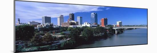 Main Street Bridge across Arkansas River, Little Rock, Arkansas, USA-null-Mounted Photographic Print