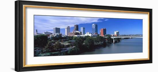 Main Street Bridge across Arkansas River, Little Rock, Arkansas, USA-null-Framed Photographic Print