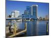 Main Street Bridge and Skyline, Jacksonville, Florida, United States of America, North America-Richard Cummins-Mounted Photographic Print
