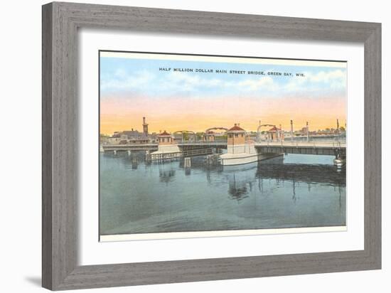 Main Street Bridge, Green Bay, Wisconsin-null-Framed Art Print