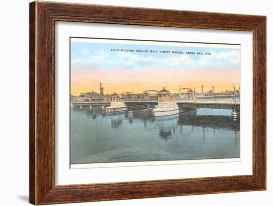 Main Street Bridge, Green Bay, Wisconsin-null-Framed Art Print