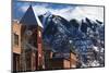 Main Street Buildings, Telluride, Colorado, USA-Walter Bibikow-Mounted Photographic Print